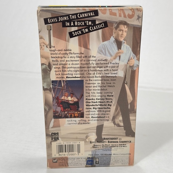 Elvis Presley roustabout vhs movie 1992 CBS FOX - Picture 6 of 10